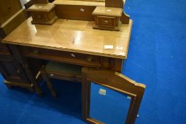 A modern pine dressing table, width approx 91cm