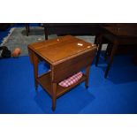 A vintage mahogany tea trolley, approx 90 x 60cm