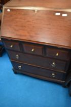 A vintage stag mahogany bureau