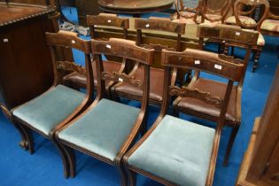 A set of six 19th Century railback dining chairs