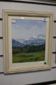 *Local Interest - 20th Century British School, watercolour, 'Langdale Pikes from Elterwater', Lake