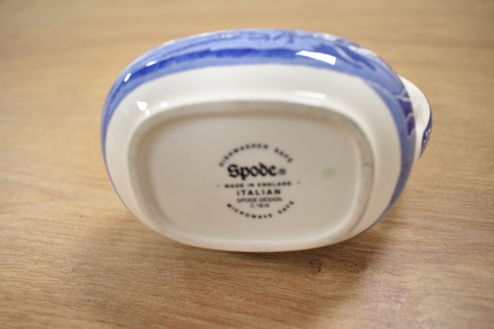 A quantity of Spode blue and white Italian tableware, to include teacups and saucers, coffee cans, - Bild 2 aus 2