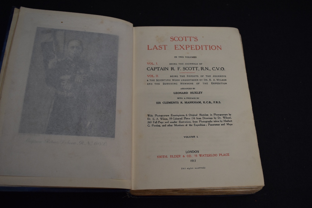 Polar Travel. Huxley, Leonard (ed.) - Scott's Last Expedition. London: Smith, Elder & Co., 1913. - Image 5 of 5