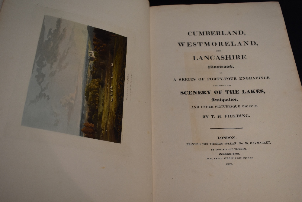 Antiquarian. Lake District. Fielding, T. H. - Cumberland, Westmoreland, and Lancashire, Illustrated, - Image 2 of 17