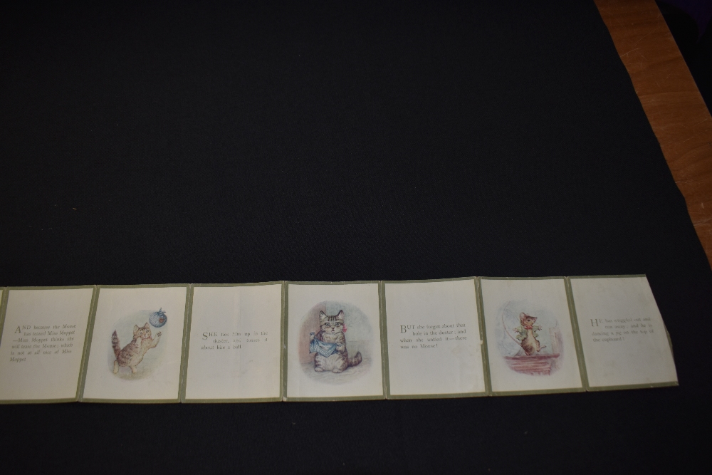 Children's. Beatrix Potter. Two titles: The Story of Miss Moppet [Concertina Book in Wallet]. - Image 7 of 7