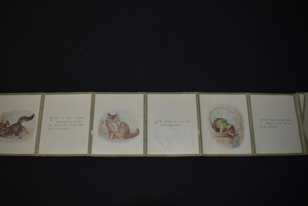 Children's. Beatrix Potter. Two titles: The Story of Miss Moppet [Concertina Book in Wallet]. - Image 4 of 7