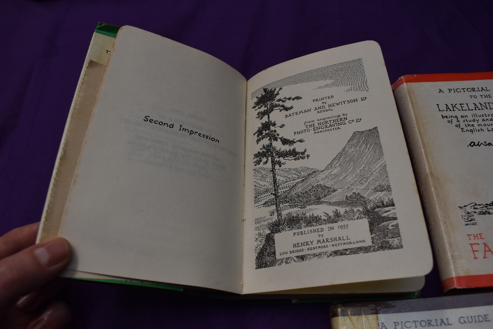Wainwright. A set of the Pictorial Guides to the Lakeland Fells. Editions/impressions as follows: - Image 2 of 8