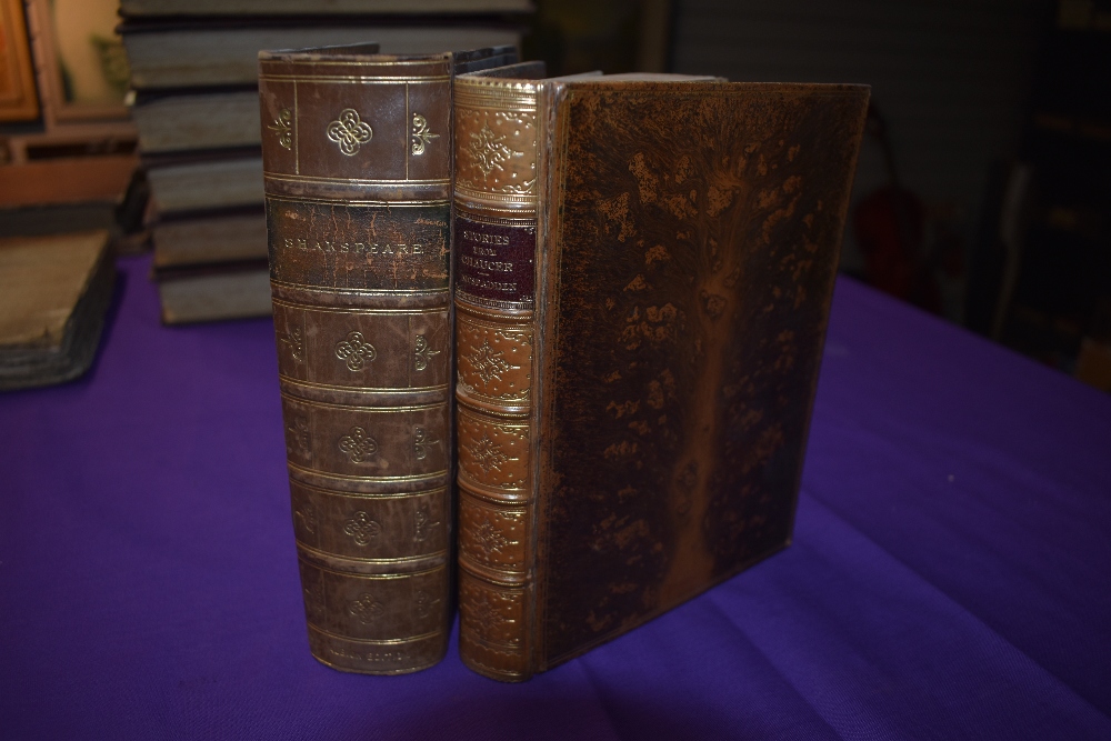 Bindings. Two works: The 'Albion' edition of The Works of William Shakspeare, published by Frederick