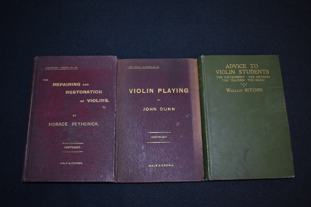 Music. A small selection of titles predominantly concerning the violin and associated instruments, - Image 3 of 3