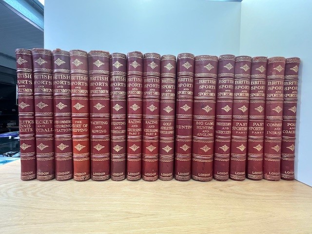 British Sports and Sportsmen. A run of 16 volumes. London: Sports & Sportsmen Ltd. Circa 1910-