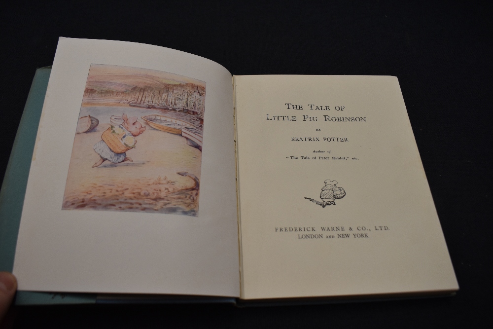 Children's. Beatrix Potter. The Tale of Little Pig Robinson. London: Frederick Warne & Co., Ltd. - Image 2 of 3