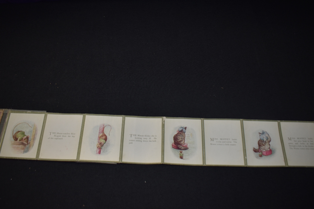 Children's. Beatrix Potter. Two titles: The Story of Miss Moppet [Concertina Book in Wallet]. - Image 5 of 7