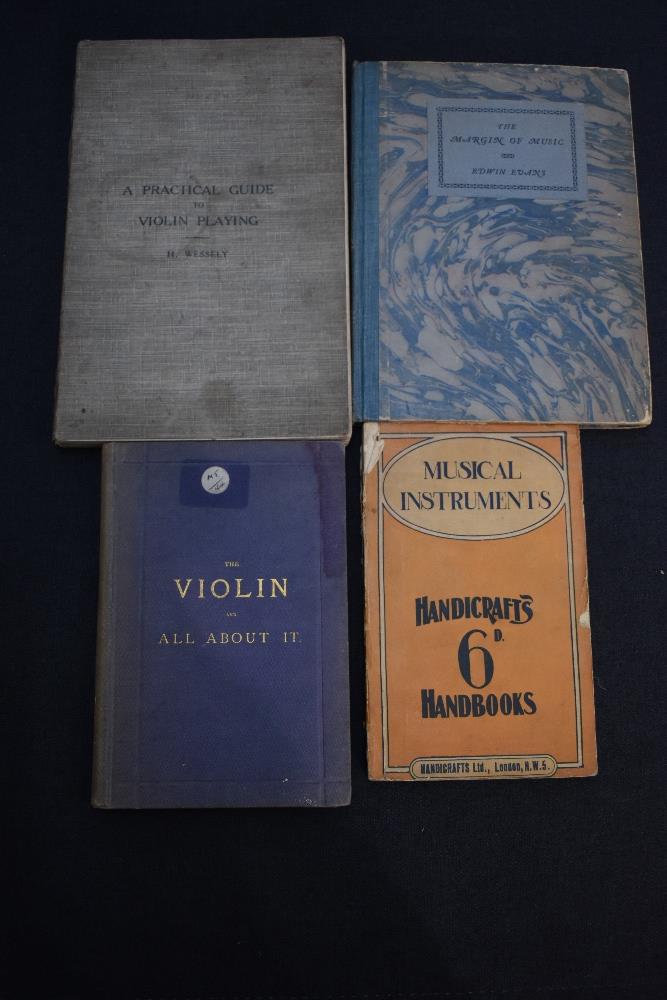 Music. A small selection of titles predominantly concerning the violin and associated instruments, - Image 2 of 3