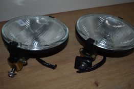 A pair of Maxtel car spotlights