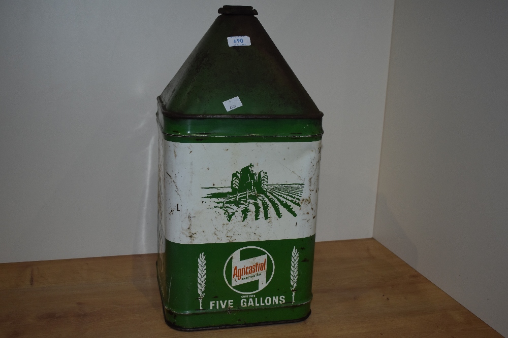 An Agricastrol vintage oil drum