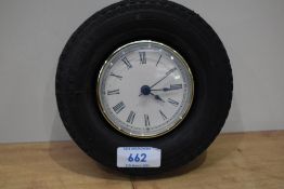 A tyre clock