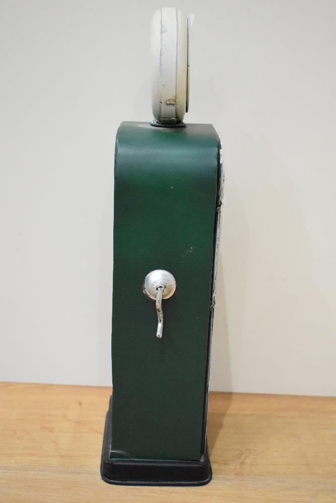 A vintage tin money box in the form of a petrol pump - Image 4 of 4