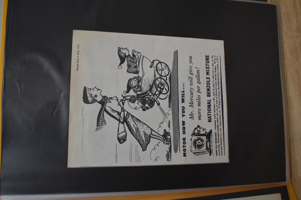 A portfolio of 1950's National Benzole magazine adverts - Image 3 of 5