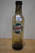 A vintage Castrol oil bottle