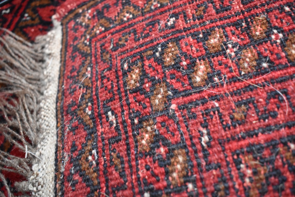A Persian style carpet runner having red ground, approx 260 x 80cm - Image 2 of 3