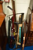 A large selection of garden tools etc
