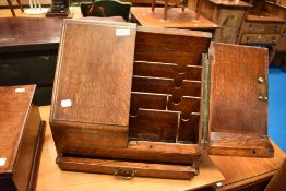 A late 19th or early 20th Century desktop stationery box