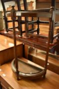 An early 20th Century oak stick stand, height approx 70cm