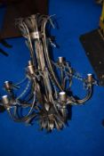 A modern electrolier chandelier multi branch