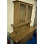 A modern Ercol sideboard/display cabinet, Silver mist design, width approx. 150cm