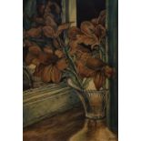 Rinaldo (20th Century, Continental), mixed media, A still life arrangement depicting a vase of