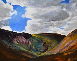 *Local Interest - Jennifer Wheten (1941-2021, British), acrylic on board, 'Cautley Spout, The