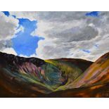 *Local Interest - Jennifer Wheten (1941-2021, British), acrylic on board, 'Cautley Spout, The