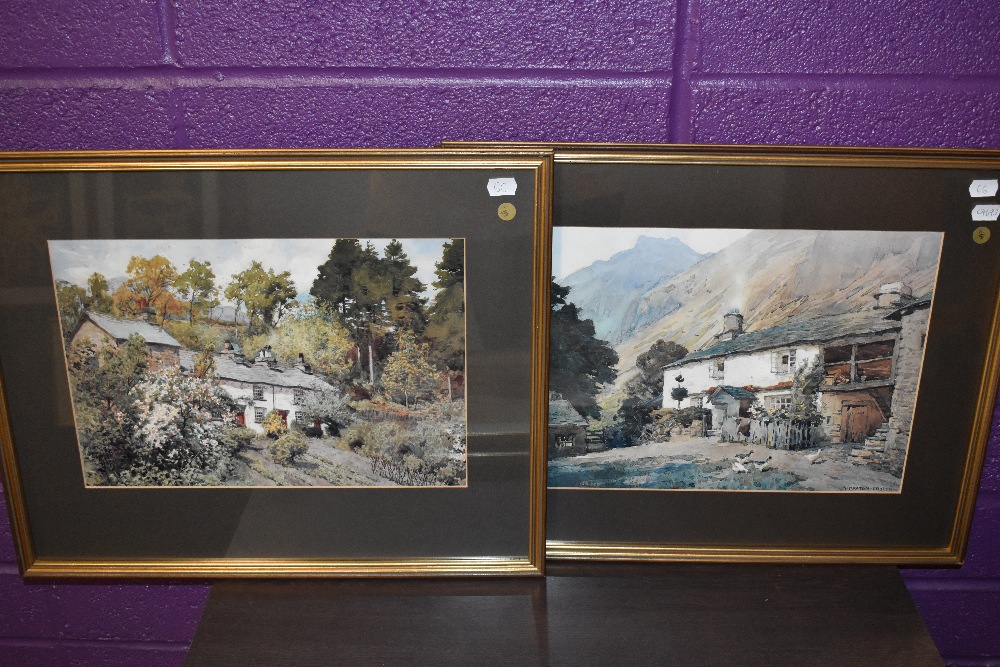 *Local Interest - After T.Leslie Hawkes (20th Century, British), coloured prints, 'Wastwater' (x2) - Image 4 of 5