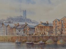 *Local Interest - After Mario Ottonello (20th Century, British), coloured print, 'St George's Quay',