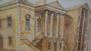 *Local Interest - 20th Century British School, watercolour, 'Lancaster Customs House', signed