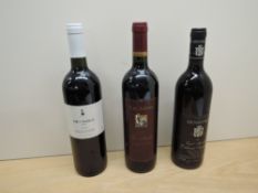 Three bottles of Wine, Sally's Paddock 1997 Pyrenes, 13% vol, 75cl, Tim Adams 1997 The Aberfeldy