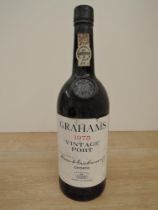 A bottle of Grahams 1975 Vintage Port, no strength or capacity stated