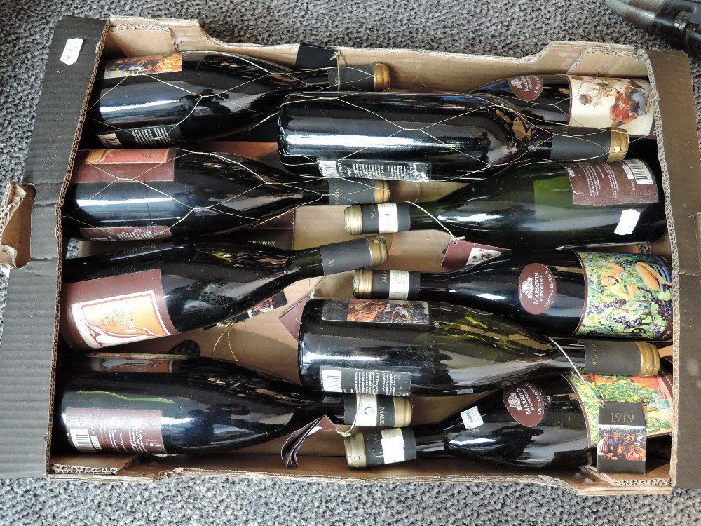 Sixteen Bottles of Marsovin 1919 Red Wine, all with artists labels, 2004, 2005, Merlot Syrah - Image 2 of 2