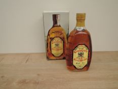 A bottle of 1980's Crawfords Five Star Blended Scotch Whisky, 40% vol, 75cl, in card box