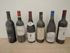 Six bottles of Red Wine, 1979 Grand Vin De Bordeaux LaCour Pavillion, 12.5% vol, 750ml, 1997 Domaine