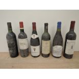 Six bottles of Red Wine, 1979 Grand Vin De Bordeaux LaCour Pavillion, 12.5% vol, 750ml, 1997 Domaine