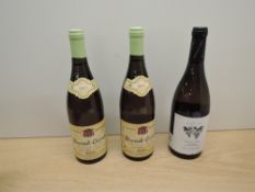 Three bottles of Wine, Domaine Michelot 1997 Meursault-Charmes, Appellation Meursault, 13.5% vol,