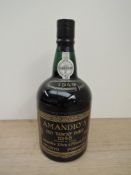 A bottle of Amandio's 1945 Old Tawny Port, Amandio Silva & Filhos Lt da, Oporto Portugal, matured in