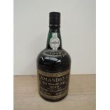 A bottle of Amandio's 1945 Old Tawny Port, Amandio Silva & Filhos Lt da, Oporto Portugal, matured in