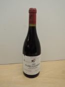 A bottle of R.E.Clos Vougeot 1999 Grand Cru, Domaine Rene Engel, Mis En Bouteilles A La Propriete,