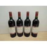 Four bottles of Cote Doree Domaine L'Aigueliere, Coteaux Du Langvedoc 1998 Montpeyroux, Mis En