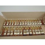 Thirty Connoisseurs Choice Miniature Single Malt Whisky including Imperial 1969, Laphroig 1967,