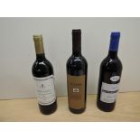 Three bottles of Wine, Moss Wood Margaret River 1996, Cabernet Sauvignon, 14% vol, 75cl, Joseph 1996