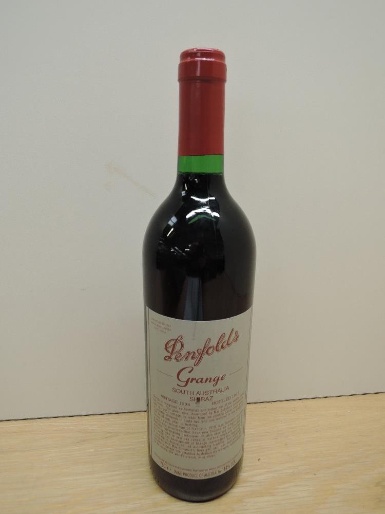 A bottle of Penfolds Grange South Australia Shiraz, Vintage 1994, Bottled 1995, 14% vol, 75cl,