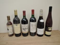 Five and a Half bottles of Mixed Wine, 1988 L'Ermitage De Chasse-Spleen Haut Medoc, 12.5% vol, 75cl,